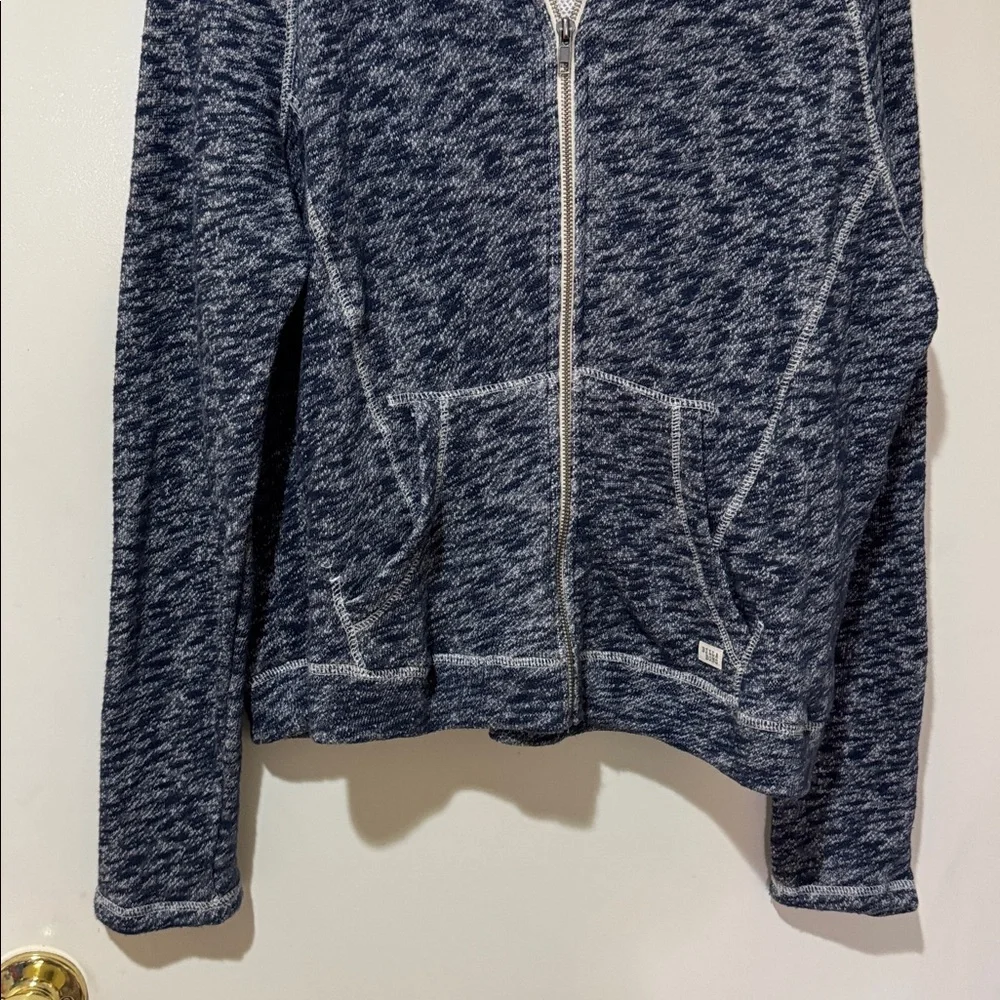 Billabong Navy and White Hoodie Jacket